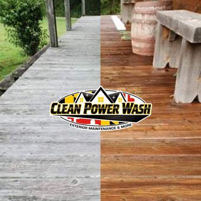 Deck cleaning