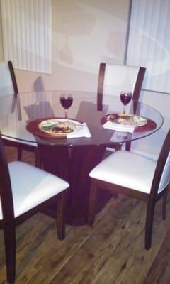 Our new table