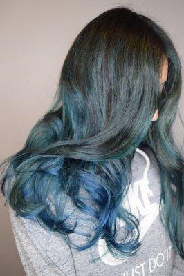 Blue hair