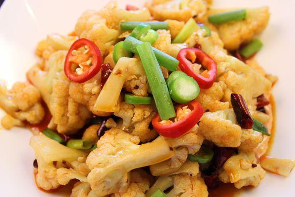 Cauliflower in Oyster Sauce