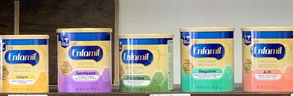 We have all the Enfamil Formula for your baby.