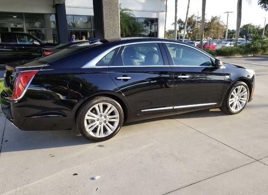 Cadillac luxury sedan.