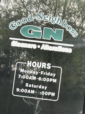 3 of 4 times visiting GN, they aren't really open at 7:00am.