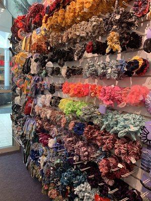 Wall o' scrunchies