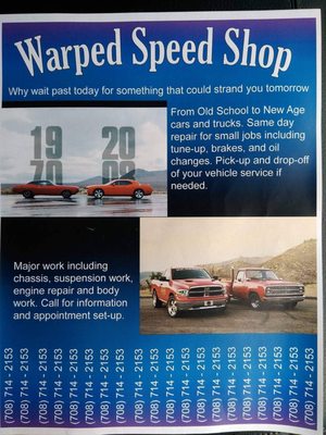 Warped Speed Shop