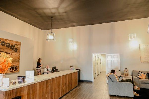 Lobby and front desk