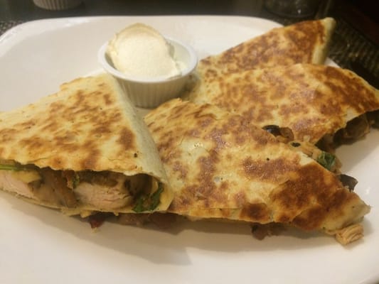 Quesadilla - delicious! Very unique.