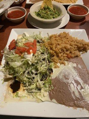 Chicken Enchiladas de Mole