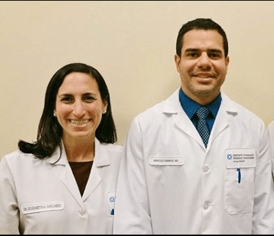 Dr. Elizabeth Gagliardi and Dr. Marcelo Campos