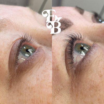 Lash lift and tint