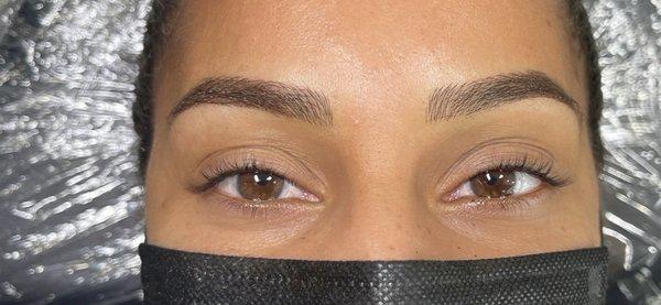 After- Microblading and shading.