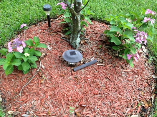 They broke light and left in my mulch and did not tell me. Left it in 2 pieces for me to find.