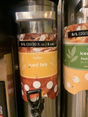 Nowhere does it say UNSWEETENED iced tea.