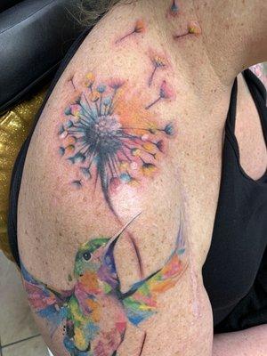 Watercolor tattoo!