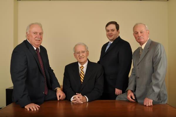 L to R: James Brougher, Gill Garman, Scott Perkins and William Townsley