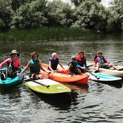 Happy paddlers.