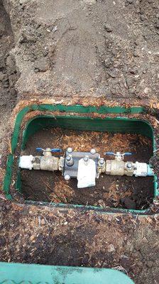 Backflow installation