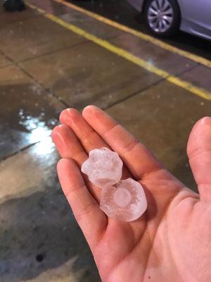 Hail that Hit Mckinney, TX in April!