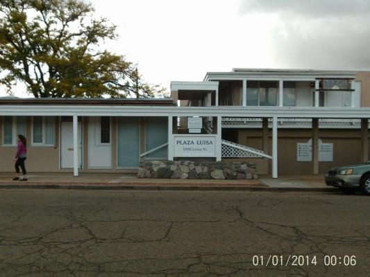 The office plaza we are in. Last office to the east or left of the sign.