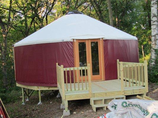 Yurt with Deck