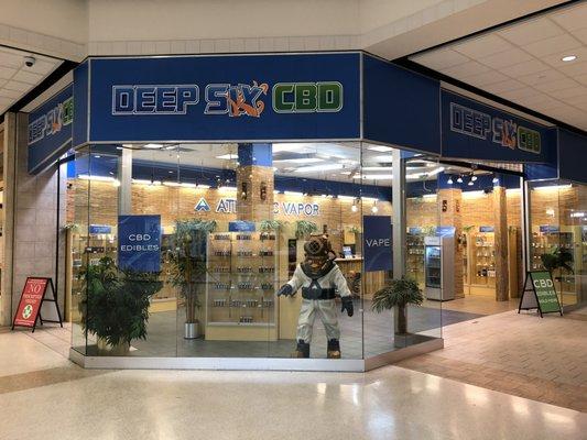 Deep Six CBD at Magnolia Mall in Florence, SC. CBD oil, CBD flower, CBD edibles  and vape.