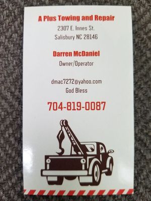 A Plus Towing & Repair