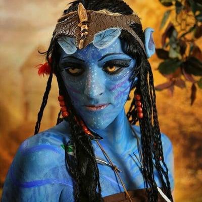 Avatar soot I did ! Body painting an everything done by me