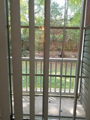 every apartment has a balcony. They are so cute.