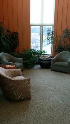 Sitting and reading area.