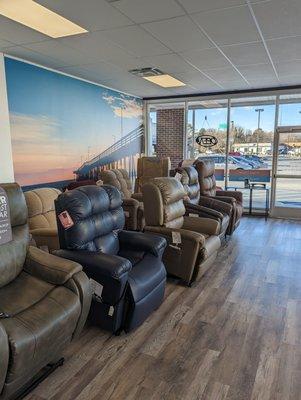 Mobility City of Hampton Roads Norfolk, VA Showroom Lift Chair Recliners