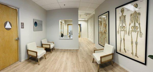 Our new clinical center waiting room.