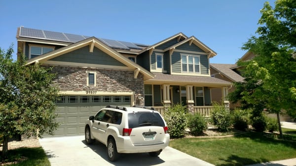 Another beautifully completed exterior repaint in Centennial!