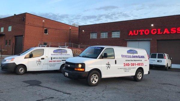 Mobile auto glass shop in the (DMV)