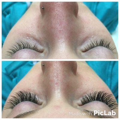 Eyelashes extension