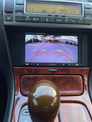 SC430 reverse camera