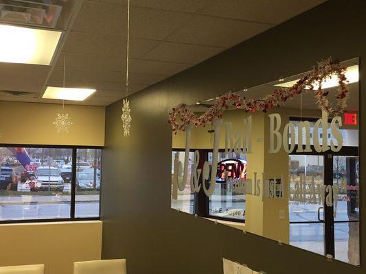 Always in the holiday mood at J & J Bail Bonds Muskegon.