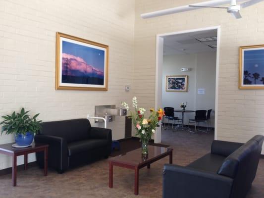 Discussion area at Oakland Buddhist Center