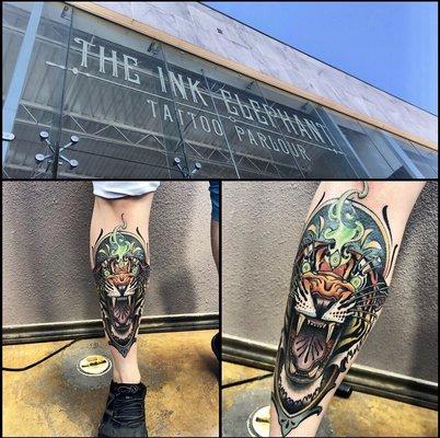 Tattoo shop + epic tattoo = WIN