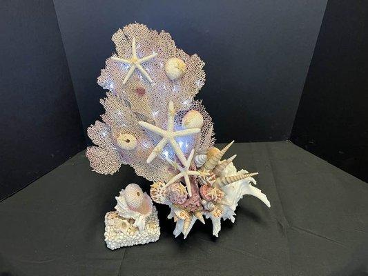 Custom lighted Shell arrangement