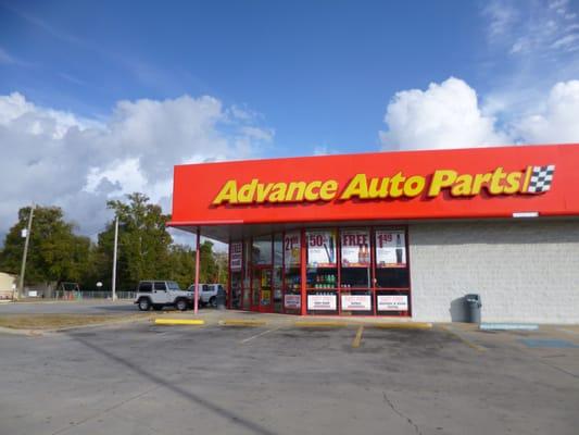 The "front" of the store facing the Bypass.