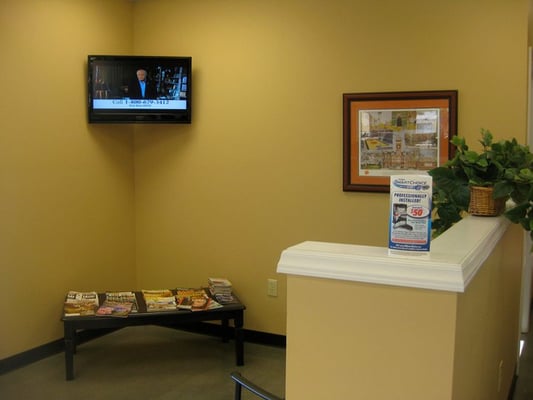 Sit back, relax and enjoy a cup of coffee in The Shop @ 160's clean and comfortable waiting area.