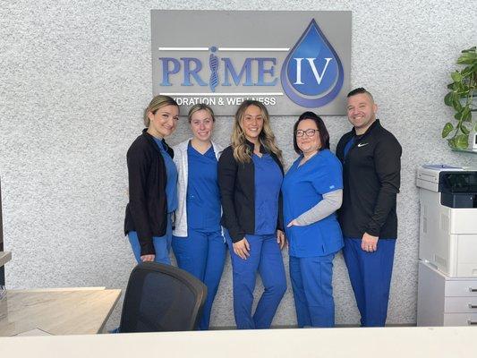 The Medical Team at Prime IV Hydration & Wellness of Salem, NH. GetPrimed.net!