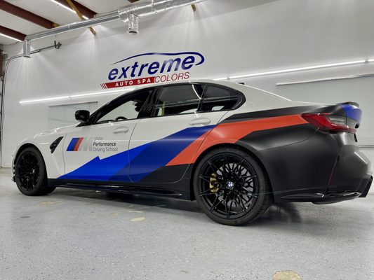 Extreme Colors Auto Spa.... The Official Paint Protector for The BMW Performance Center. Every BMW gets our XPEL PPF.