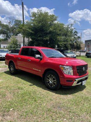 Nissan Titan with 20% tint