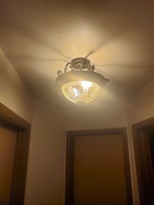 Installed Light Fixture