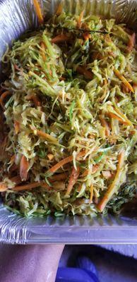 Steamed  cabbage with carrots