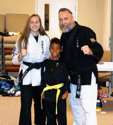 My daughter Sensei Sydney is always by my side teaching!