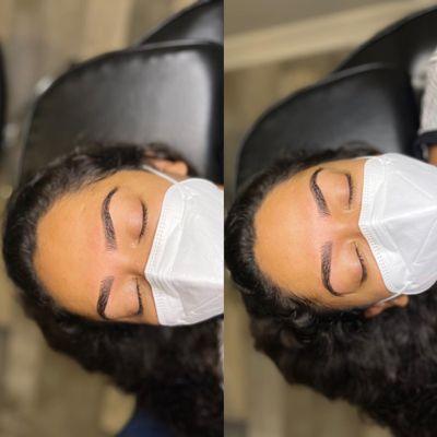 ombre microblading + shading