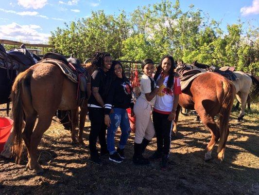 Thank You for Joining us on a Exciting Horseback Trail Ride 10.27.2017