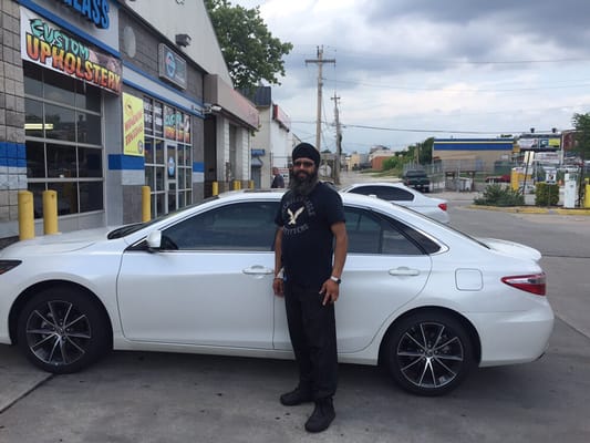 Another happy customer had his Toyota Camry tinted 40% SunTek Pro!